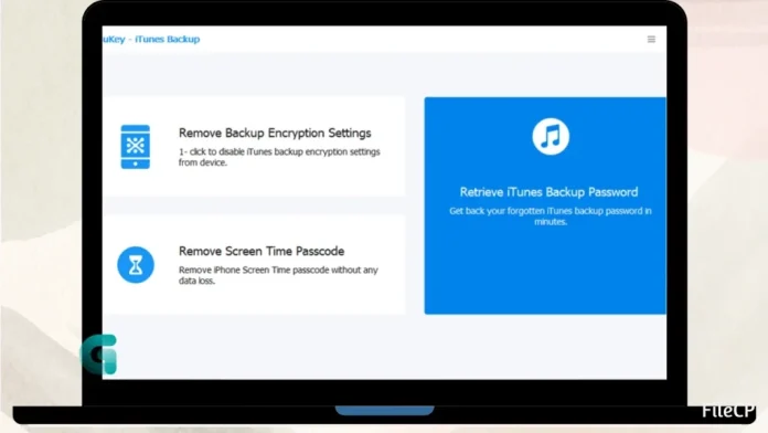 Tenorshare 4uKey iTunes Backup 5.2.32.1 - FileCP