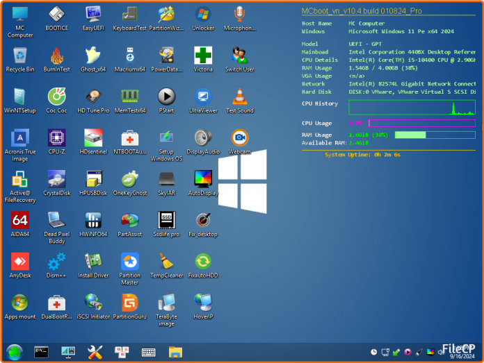 WinPE 10/11 MCBoot Pro VN Version 10.4.010824 - FileCP